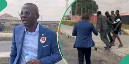 Traffic Infraction: Unidentified Soldier Criticizes Sanwo-Olu for Detaining Fellow Soldier on Lagos Highway.